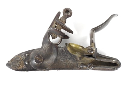 Liege-marked Flintlock Pistol Lock