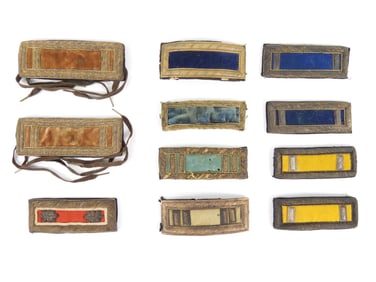 Group of Civil War-era Officer's Shoulder Straps