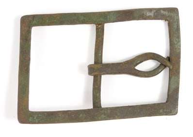 Confederate Forked Tongue Belt Buckle