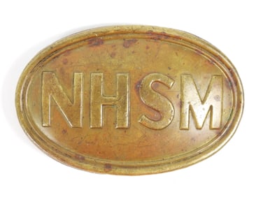 New Hampshire State Militia Belt Plate