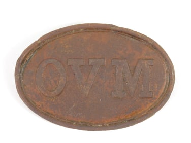 Dug Ohio Volunteer Militia Belt Plate