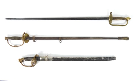 Three Civil War Era Swords