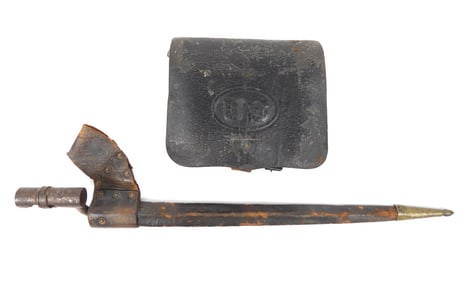 U.S. Model 1864 Cartridge Box and Bayonet