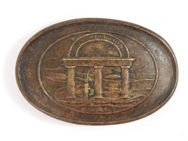 Georgia State Seal Belt Plate