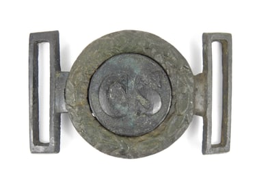 Confederate Two-Piece CS Belt Plate