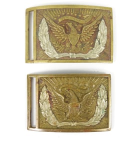 Two U.S. Model 1851 NCO Belt Plates