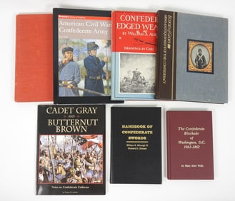 7PC Confederate Civil War Reference Books