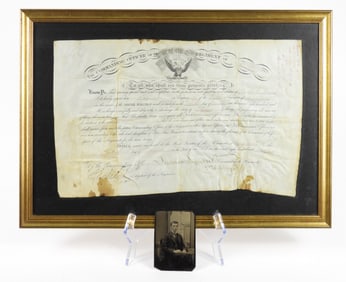 Civil War 1861 5th Artillery Commission