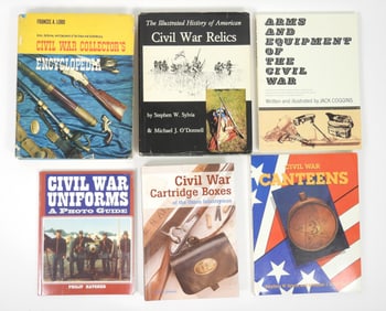 6PC Civil War Reference Books