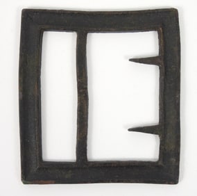 Confederate Gutter Back Frame Buckle