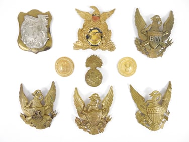 Group of Cap and Belt Plates