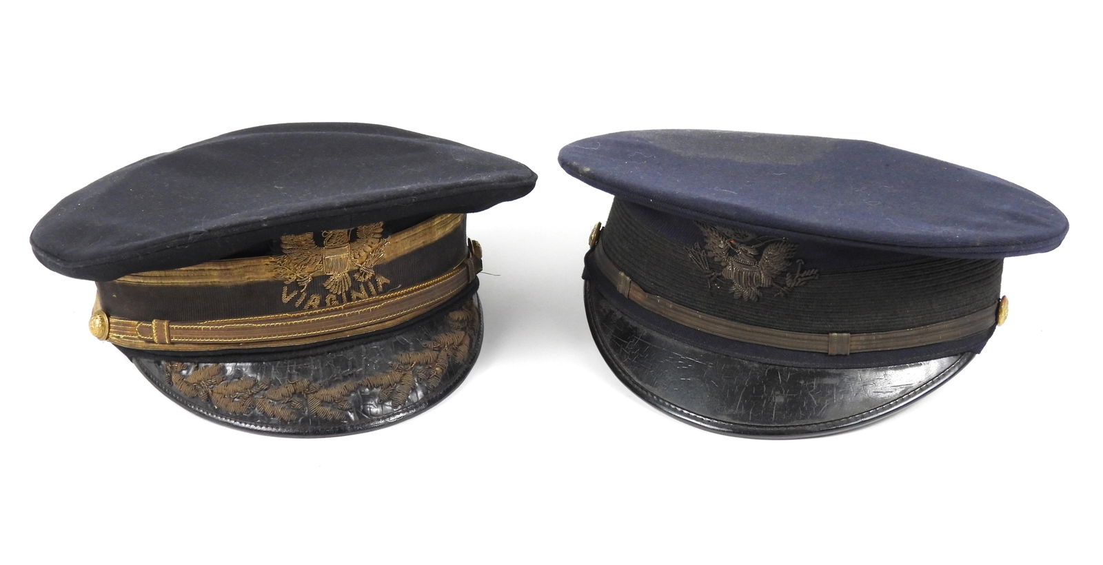 Two U.S. Model 1912 Visor Caps (1 of 7)