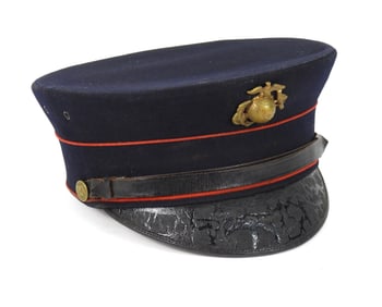 WWI-Era USMC Bell Crown Visor Cap