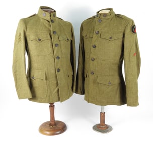 Two U.S. WWI Tunics