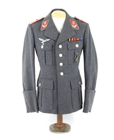 WWII German Luftwaffe Flak Captain's Tunic