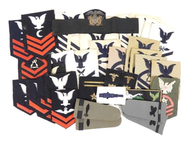 WWII-Era Grouping Of U.S. Navy Insignia
