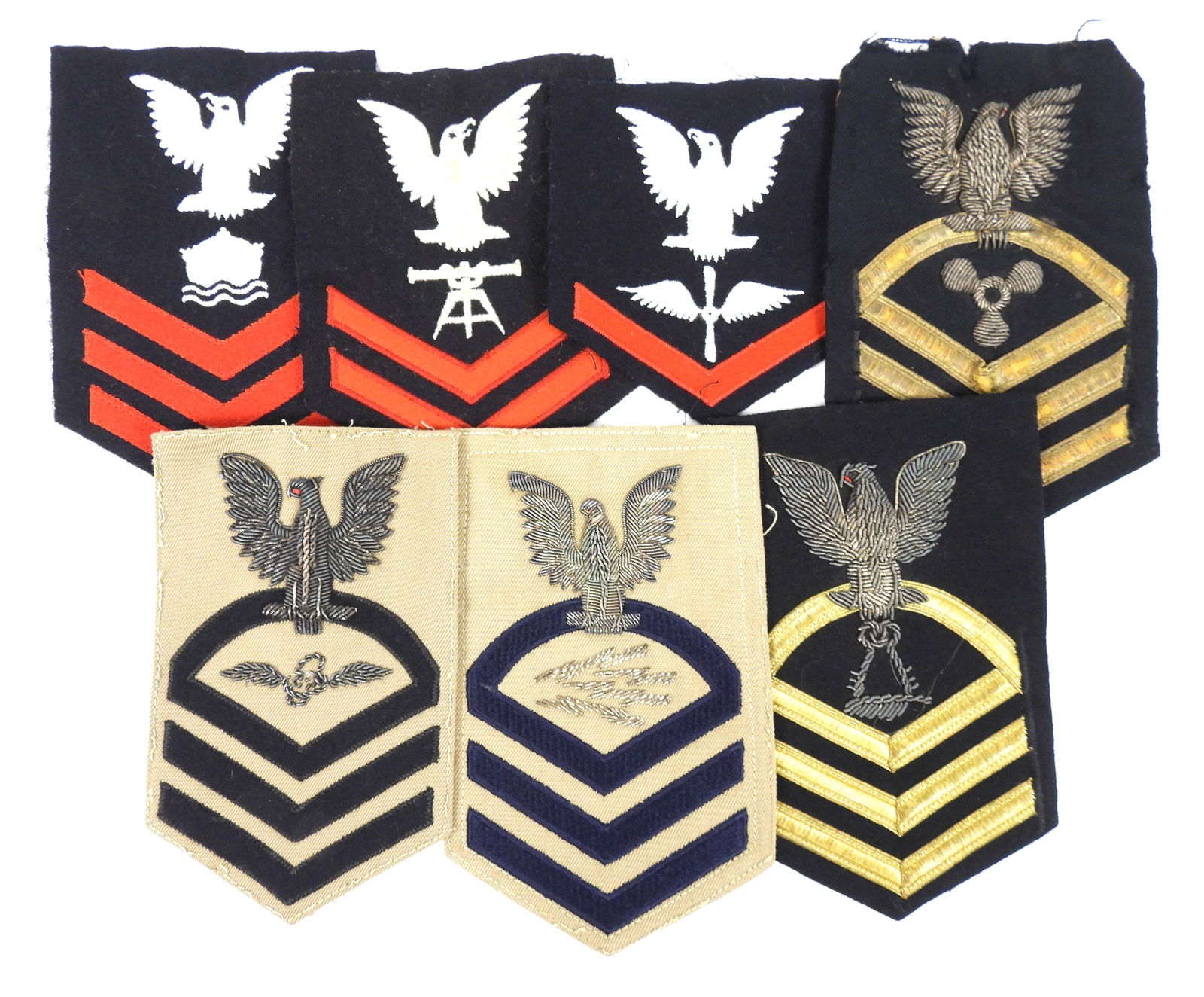 WWII-era Grouping Of U.S. Navy Insignia (1 of 4)