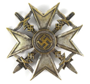 WWII German Spanish Cross with Swords