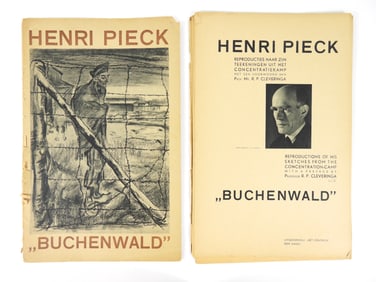 Henri Pieck Buchenwald Camp Drawings Book