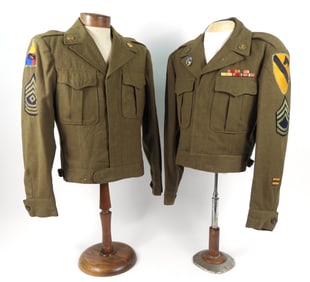 Two WW2 M-1944 "Ike" Jackets