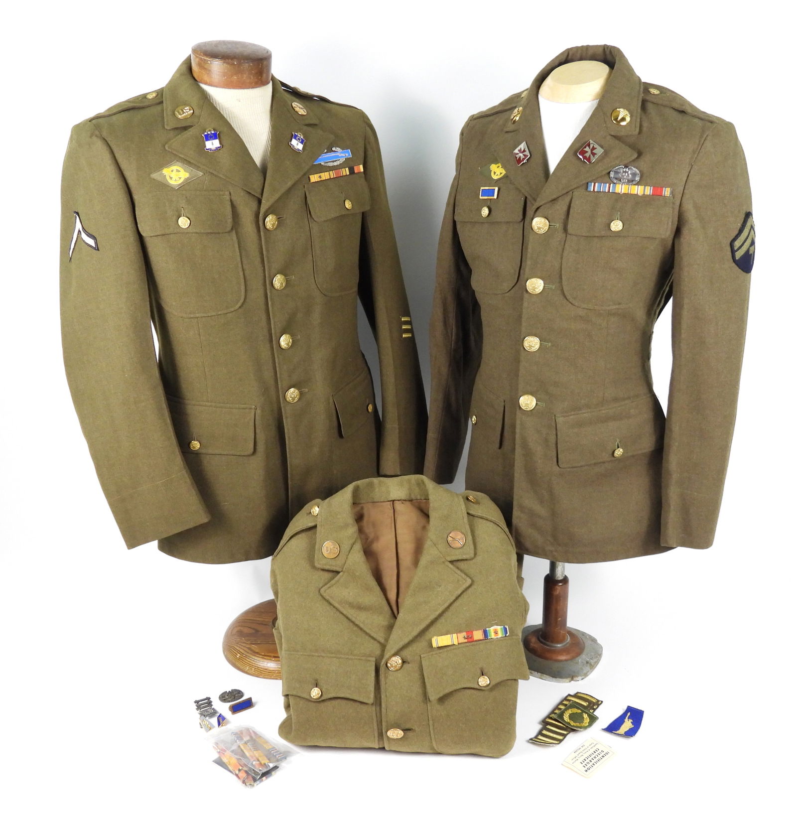 3PC WWII Era Class A Tunics (1 of 14)