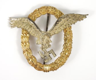 WWII-Era German Luftwaffe Pilot Observer Badge