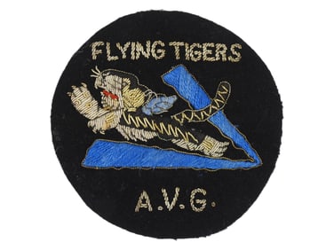 Flying Tigers A.V.G. Felt Bullion Jacket Patch