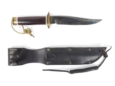 SOG Knife w/ Leather Sheath