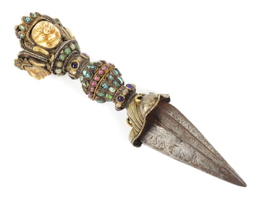 Tibetan Ritual Phurba Dagger