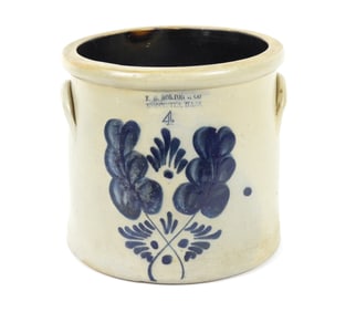 F.B. Norton 4 Gallon Crock