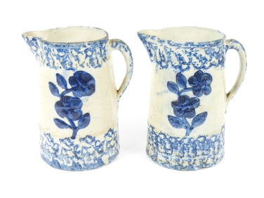 PR 19C Botanical Spongeware Pitchers