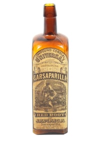 Crystal Cordial Co. Sarsaparilla Bottle