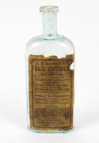 L.G. Rossetter & Co Hair Restorer Labeled Bottle
