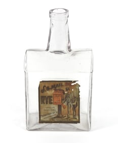 Pheinstrom Bros. Mail Box Rye Bottle w/ Label