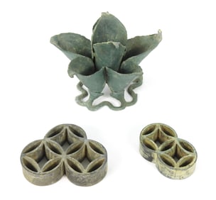 3PC Japanese Ikebana Flower Frogs