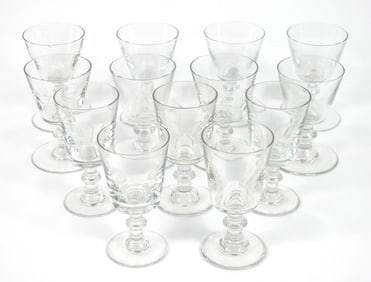 13PC Baccarat Sully Pattern Stemware