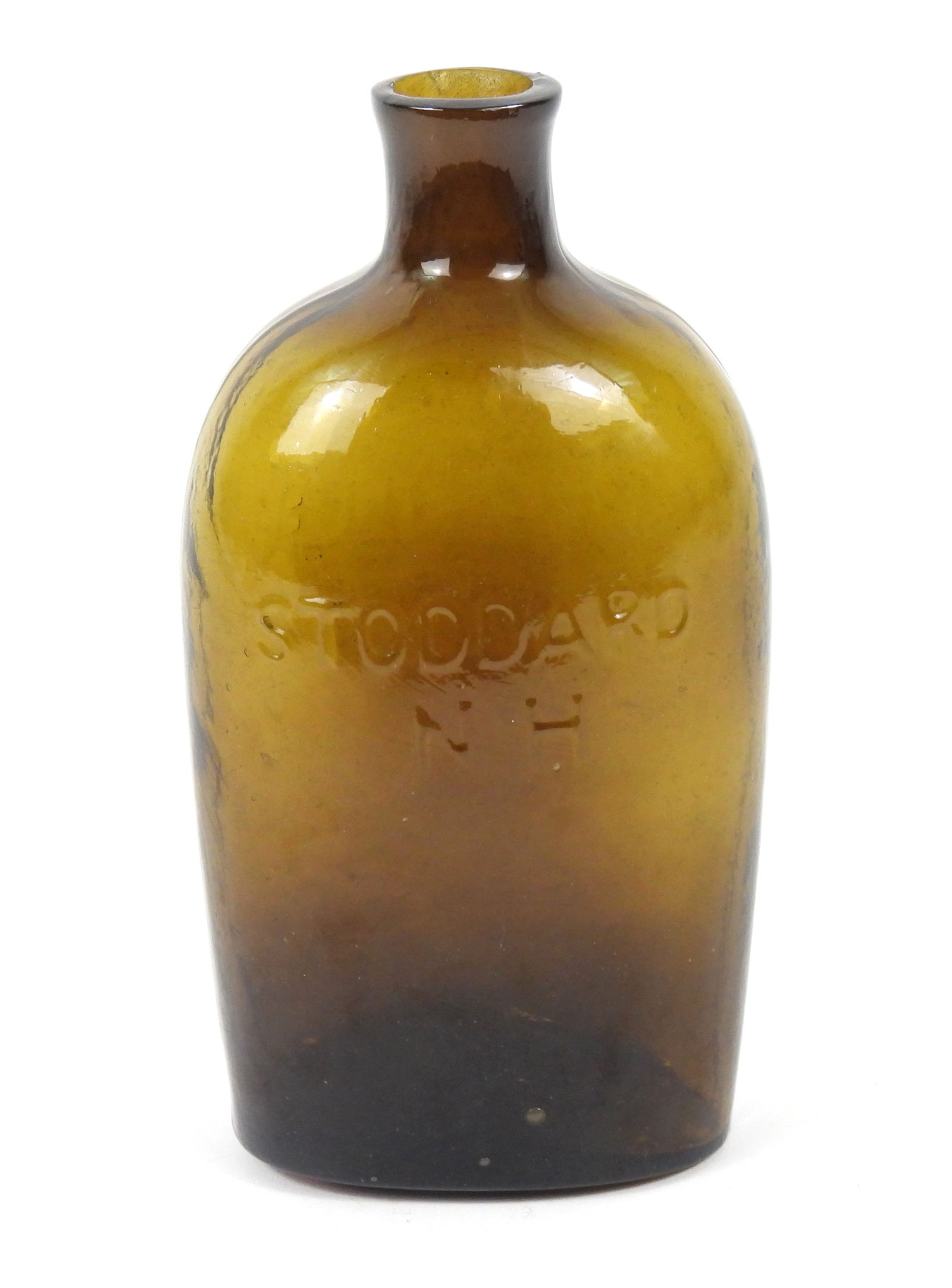 Stoddard N.H. Granite Glass Co. Half Pint Flask (1 of 8)