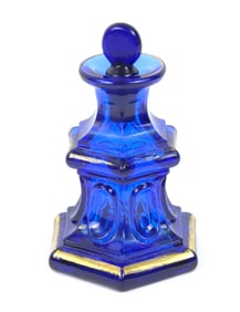 SM Cobalt Waisted Loop Pattern Perfume Bottle
