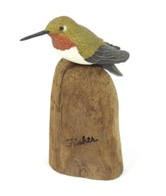 Randy & Elaine Fisher Hummingbird Sculpture