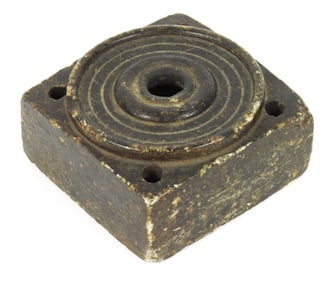 18C Carved Stone Inkwell