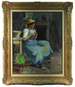 A. Sr. G. Huntington Interior Genre Painting