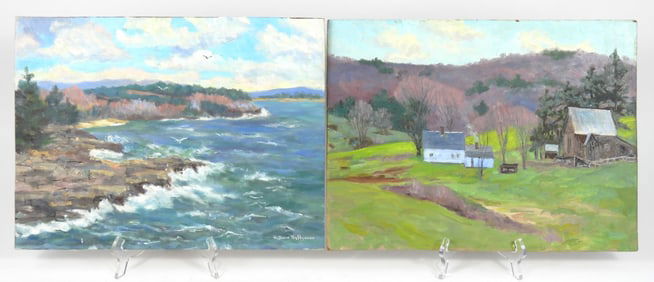 2PC William Heffernan Landscape Paintings