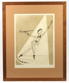 Al Hirschfeld Fred Astaire Caricature Etching