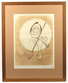 Albert Hirschfeld Jack Benny Caricature Etching