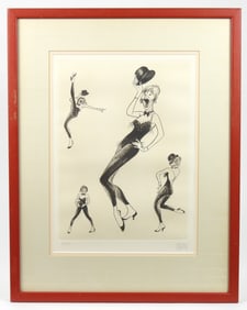 Albert Hirschfeld Shirley MacLaine Etching