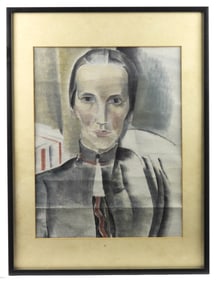 Wim Schuhmacher Portrait of a Woman Painting