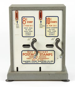 Postage Stamp Machine Co. Stamp Dispenser