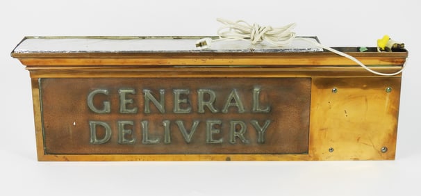 Postal Office General Delivery Light Up Sign