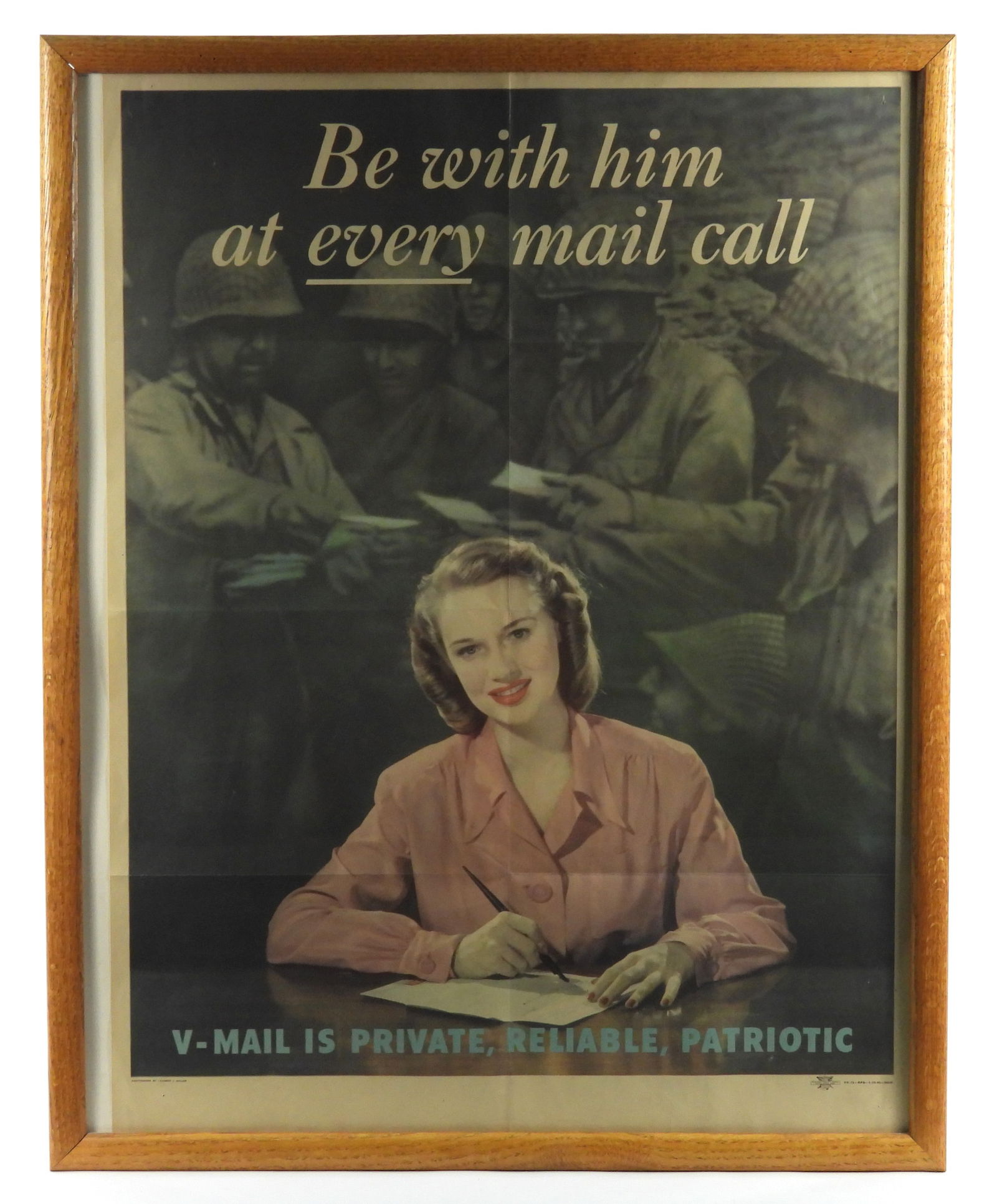 WWII Era V-Mail Advertising Poster (1 of 6)