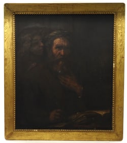 Elizabeth Brown Aft Rembrandt St. Matthew Painting